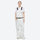 Waterproof 2L snow jacket and bib pants set - white bib pants, for resort and backcountry days