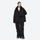 Waterproof 2L snow jacket and bib pants set - black jacket with black pants, for skiing and snowboarding
