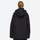Breathable 2-layer ski jacket with suspender pants - black jacket with black pants, fully taped seams keep snow out