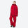 Waterproof 2L snow jacket and bib pants set - red jacket with red pants, for skiing and snowboarding