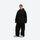 Women's waterproof 2L snow jacket and pants - black jacket with black pants, for powder days and winter commute