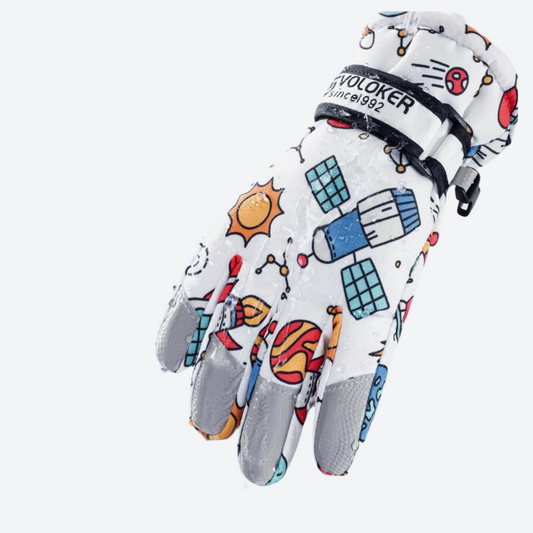 Cosmo Kids' Full-Finger Snow Gloves