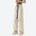 Women's breathable convertible pants with zip legs - cream zip-off hiking pants with brown top, for hiking and trail walking