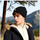 Soft merino wool knit hat for cold weather - black merino beanie on men, worn front view, for hiking and trail walking