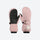 Kids' waterproof snow gloves with zip pocket - kids snow mittens pair, pink pair view, for resort ski days