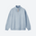 Unisex boxfleece half-zip sweatshirt - light blue boxfleece half-zip sweatshirt, for layering in cold weather