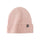 Cuffed wool beanie in many colors - pink wool snow beanie, front product view, for winter mountain trips
