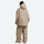 Women's 2-layer snowboard jacket and wide-leg pants - tan jacket with tan pants, for powder days and winter commute