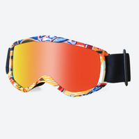 
                  
                    Kids' cylindrical ski goggles with flexible frame - cartoon print kids cylindrical ski goggles, for snow sports weekends
                  
                