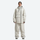 Women's breathable 2-layer snowboard jacket and pants - cream jacket with cream pants, for powder days and winter commute