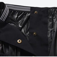 
                  
                    Breathable anorak ski jacket in candy colors - black snow pants, for skiing and snowboarding
                  
                