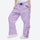Unisex waterproof 2L snow jacket and pants - lavender snow pants, for powder days and winter commute