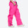 Breathable anorak ski jacket in candy colors - rose red snow pants, for resort and street wear