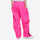 Unisex 2-layer snowboard jacket and pants - rose red snow pants, on-model back view, for powder days and winter commute