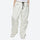 Breathable anorak ski jacket in candy colors - white snow pants, on-model front view, for skiing and snowboarding