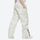 Breathable anorak ski jacket in candy colors - white snow pants, for cold-weather winter sports