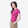 Women's seamless merino wool base layer top - rose pink merino wool quick-dry tee, for layering in cool weather