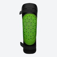 
                  
                    Shock-absorbing protective gear for skiing - black green impact protection shin pad, for freestyle trick practice
                  
                