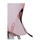 Women's breathable rabbit print ski jacket set - pink, hem cinch close-up detail, for resort and street wear