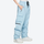 Women's 2-layer snowboard jacket and pants - ice blue snow pants, for resort and street wear