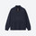 Unisex boxfleece half-zip sweatshirt - black and navy boxfleece half-zip sweatshirt, for travel and daily commute