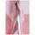 Women's 2-layer snowboard jacket and pants - pink, fabric print close-up detail, for powder days and winter commute