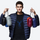Men's lightweight waterproof down midlayer for cold days - navy ultra-light down jacket on men with stuff sacks
