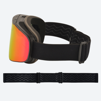 
                  
                    Flip-up snow goggles with magnetic hinge - flip-up cylindrical ski goggles with orange lens, for winter mountain trips
                  
                