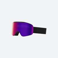 
                  
                    Aurora flip-up cylindrical ski goggles - flip-up cylindrical ski goggles, purple lens product view, for resort ski days
                  
                