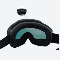
                  
                    Aurora white cylindrical ski goggles with mirror lens - magnetic buckle detail, for snow sports weekends
                  
                