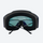 Cylindrical snow goggles with UV protection anti-fog lens - black frame cylindrical ski goggles, for winter mountain trips