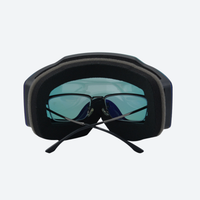 
                  
                    Photochromic cylindrical ski goggles with magnetic lens - black frame cylindrical ski goggles, for resort ski days
                  
                