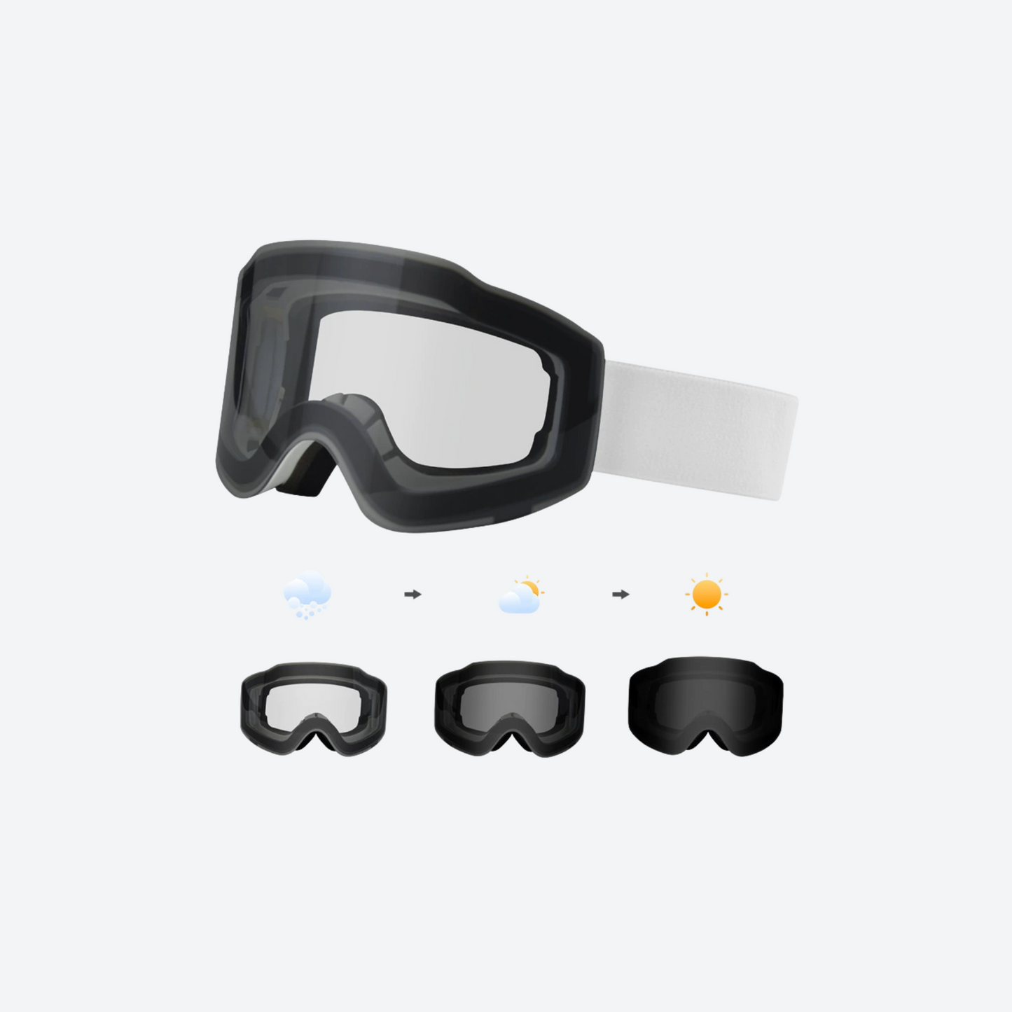 photochromic mx goggles Aurora Photochromic Mag-Tech Cylindrical Goggles – ChillCarve