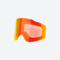 
                  
                    Light adaptive dual-layer anti-fog snow goggles UV protection - orange frame photochromic cylindrical lens, product view
                  
                
