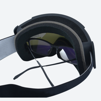 
                  
                    Quick lens change cylindrical snow goggles UV protection - black frame cylindrical ski goggles, for snow sports weekends
                  
                