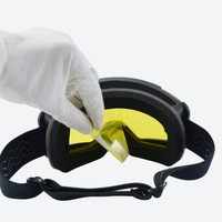 
                  
                    Aurora quick release cylindrical ski goggles - yellow cylindrical ski lens, quick release lens swaps fast
                  
                