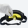 Aurora quick release cylindrical ski goggles - yellow cylindrical ski lens, quick release lens swaps fast