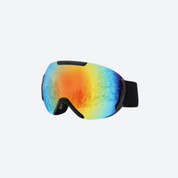 
                  
                    Anti-fog spherical ski goggles with wide vision - spherical ski goggles mirror lens, for winter mountain trips
                  
                