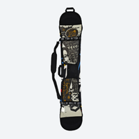 
                  
                    Protective padded snowboard bag with mesh pocket - camo print snowboard travel bag, for airport and road trips
                  
                