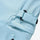 Kids one-piece snowboard suit with snow gaiters - ice blue, cuff strap close-up detail, for kids skiing and snowboarding