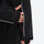 Men's reflective piping breathable ski jacket set - black jacket, for cold-weather winter sports