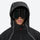 Men's reflective piping breathable ski jacket set - black jacket, for powder and piste riding