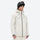 Men's reflective piping breathable ski jacket set - white jacket, for powder and piste riding