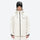 Men's waterproof 2L snow jacket and pants series - white jacket, on-model front view, for resort and backcountry days