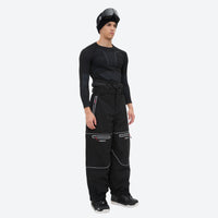 
                  
                    Men's 2-layer snowboard jacket and pants - black snow pants with black top, for cold-weather winter sports
                  
                