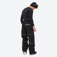 
                  
                    Men's 2-layer snowboard jacket and pants - black snow pants with black top, for powder and piste riding
                  
                
