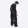 Men's 2-layer snowboard jacket and pants - black snow pants with black top, for powder and piste riding