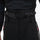 Men's 2-layer snowboard jacket and pants - black snow pants, waistband snap close-up detail, for skiing and snowboarding
