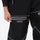 Men's reflective piping breathable ski jacket set - black snow pants, for powder and piste riding