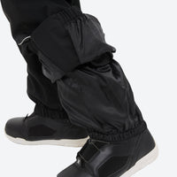 
                  
                    Men's reflective piping breathable ski jacket set - black snow pants, for resort and backcountry days
                  
                